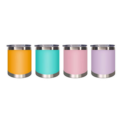 Tazas de viaje con taza de café de vacío duradera y mango recubierto de polvo para tumbler almacenado