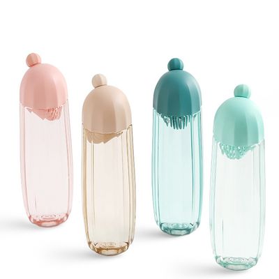 Botella de agua de logotipo personalizado con tapa Taza anti-fuga para viajes escolares al aire libre