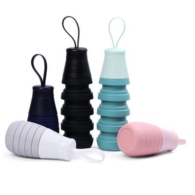Volver a la escuela Botellas de bebida portátiles de 500 ml con logotipo personalizado y material ecológico