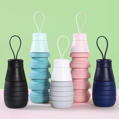 Volver a la escuela Botellas de bebida portátiles de 500 ml con logotipo personalizado y material ecológico