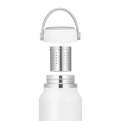 Botella de agua aislada de acero inoxidable de doble pared de 750 ml con logotipo personalizado para bebidas