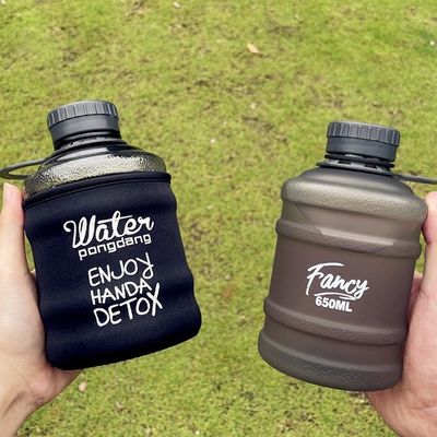 Bebida directa 650ml Logotipo personalizado Sport Tumbler portátil con mango diseño lindo