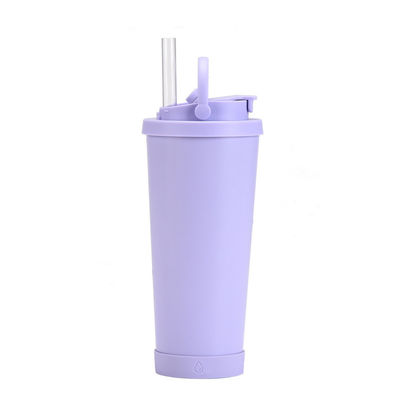 Acero inoxidable Reutilizable Taza de viaje de té café con tapa Logotipo personalizado aceptable