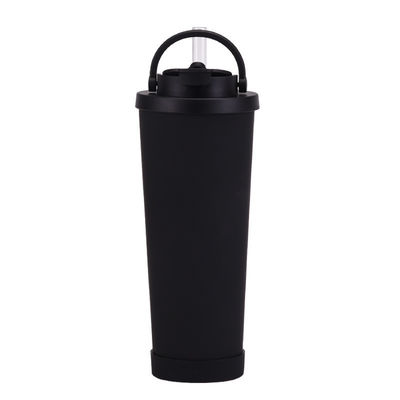 Vacuo aislado de acero inoxidable de viaje taza de café multicolor con tapa