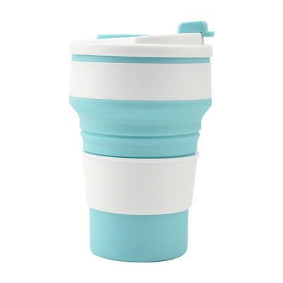 Taza plegable de silicona 350ml 500ml Libre de BPA viajes modernos al aire libre acampar senderismo taza de agua