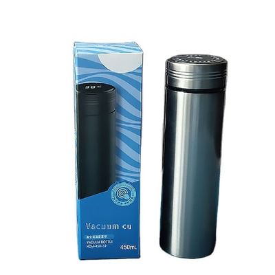 Logotipo personalizado Café Botella de vacío de control táctil para botella de agua de temperatura inteligente