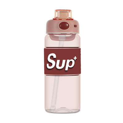 Unisex 178g y 194g Gran capacidad Gimnasio Deportivo Botella de agua Tritán con infusor de paja