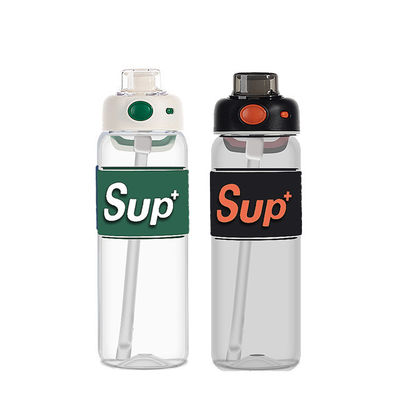 Botellas de agua de diseño fresco de 650 ml y 780 ml con tapa de 2 vías