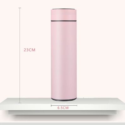 2023 Logotipo personalizado Display de temperatura LED Empresarial Bebidas inteligentes Botella de agua al vacío