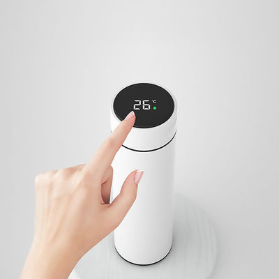450 ml de capacidad Display de temperatura personalizado Botella de agua de té térmico para el baño