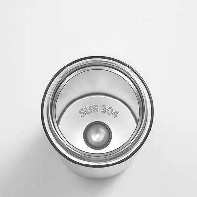 450 ml de capacidad Display de temperatura personalizado Botella de agua de té térmico para el baño