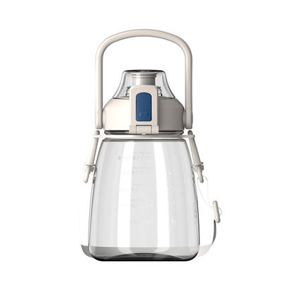 Accesorios para viajes al aire libre HANDGRIP personalizado Bebidas para niños sin BPA Botella de agua con paja