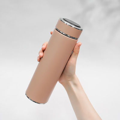 Botella de agua de control de temperatura inteligente de acero inoxidable personalizado