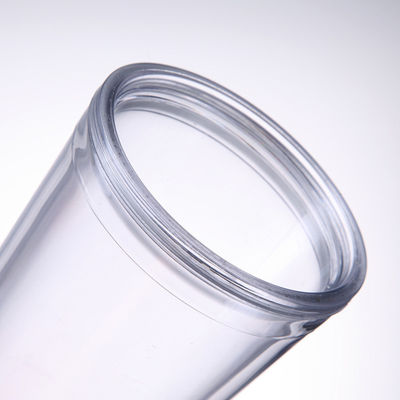 Botella de agua transparente de plástico Diseño de embalaje con logotipo personalizado para viajes al aire libre a un buen precio