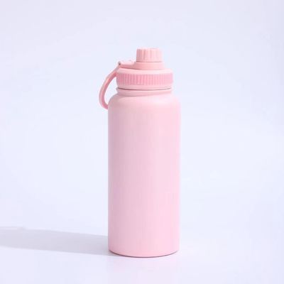 Botella de agua de acero inoxidable de 18 oz de gran capacidad para actividades al aire libre portátiles