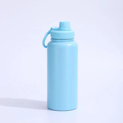Botella de agua de acero inoxidable de 18 oz de gran capacidad para actividades al aire libre portátiles