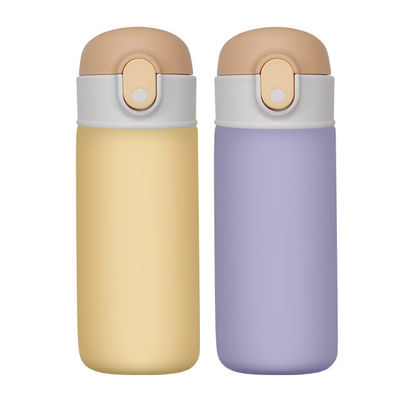 16 oz Flasca de niños a prueba de fugas estilo de moda Deportivo aislado botella de agua con paja
