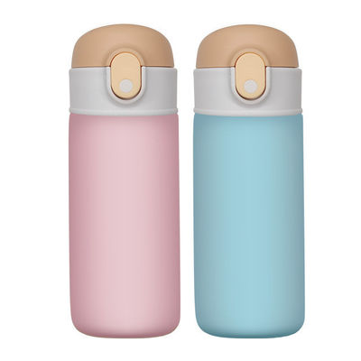 16 oz Flasca de niños a prueba de fugas estilo de moda Deportivo aislado botella de agua con paja