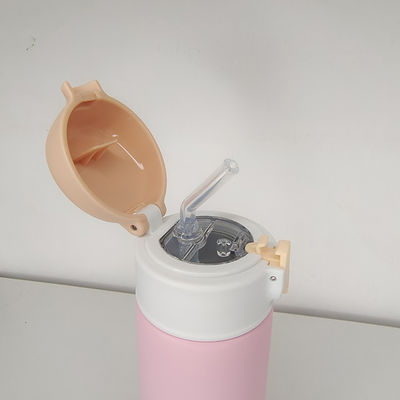 16 oz Flasca de niños a prueba de fugas estilo de moda Deportivo aislado botella de agua con paja