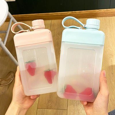 Botella de jugo de plástico para deportes con tapa con patrón personalizado