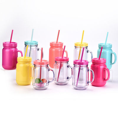 Supermercado Aplicable Tazas de bebida claras unisex con tapas y paja sellable