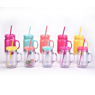 Supermercado Aplicable Tazas de bebida claras unisex con tapas y paja sellable