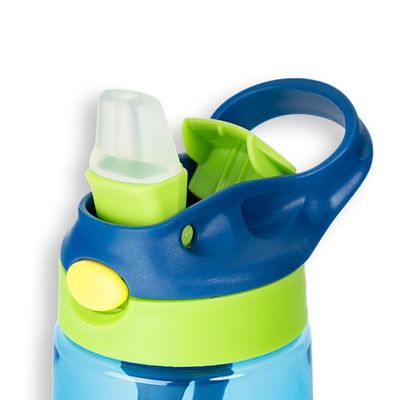 Bebida de plástico de 50g Bebida de agua para niños Botella de agua con agua de paja Botella de Tritán a prueba de fugas para niños