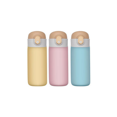 16 oz Bebés Flasca a prueba de fugas con paja Popular Deportivo Botella de agua de acero inoxidable