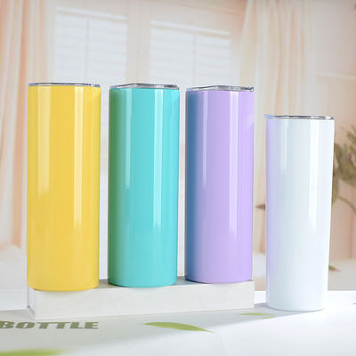 Color personalizado 12oz 20oz 30oz botella de agua para estudiantes con tapa y paja