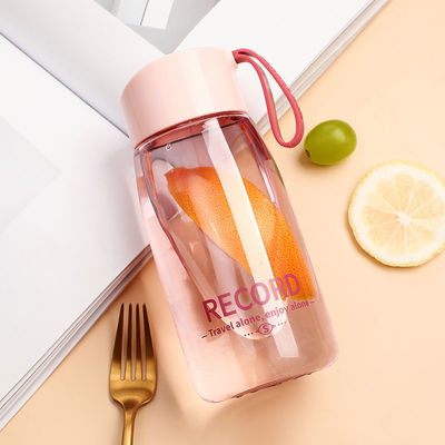 Logotipo personalizado aceptable 380 ml de leche zumo de té botella de agua potable para la comercialización