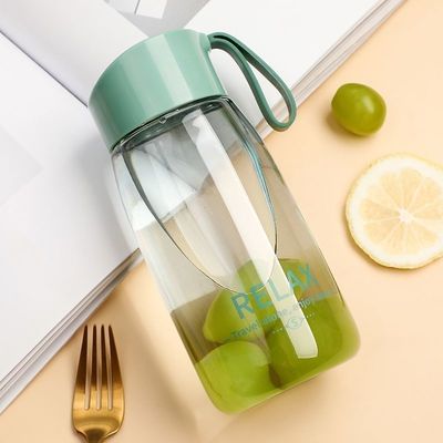 Performance de aislamiento térmico lindo portátil 380 ml taza de agua transparente para exteriores