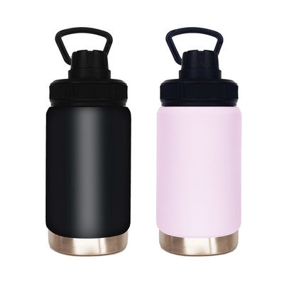 12 oz de biberón rosado de doble pared reutilizable con rendimiento de aislamiento térmico y mango
