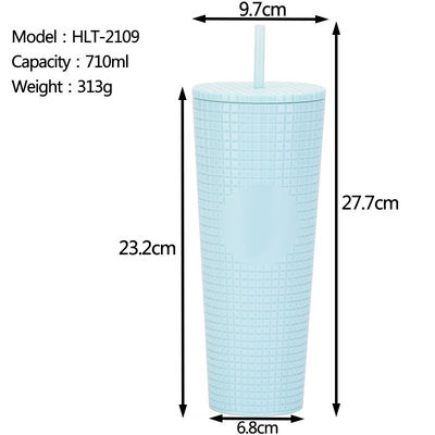Botella de agua de plástico minimalista para bebidas alcohólicas con recubrimiento anticorrosión