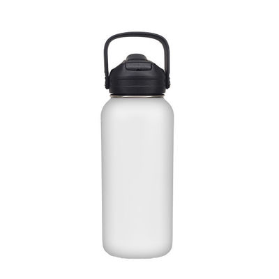 Logotipo personalizado aceptado Botella de agua de acero inoxidable 304 de gran capacidad para deportes