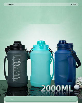Botella de agua de silicona plegable libre de BPA Prime orgánica personalizada para regalos