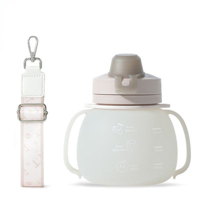 Botella de agua de silicona plegable plegable libre de BPA para deportes y viajes