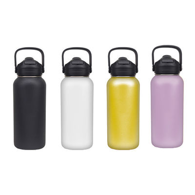 304 de acero inoxidable de bala de mango portátil copa de botella deportiva con logotipo personalizado