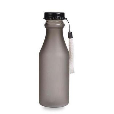 PC plástico 550ml botella portátil de agua sellada congelada para viajes yoga correr acampar
