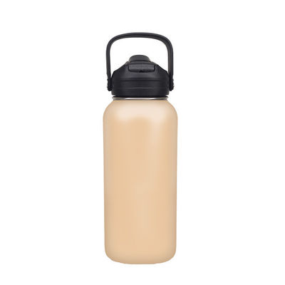 32OZ/40OZ/50OZ Lujo de doble capa de vacío 304 botella de agua de acero inoxidable con mango