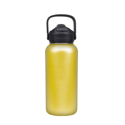 32OZ/40OZ/50OZ Lujo de doble capa de vacío 304 botella de agua de acero inoxidable con mango