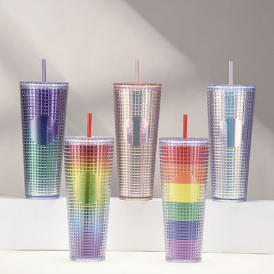 Biodegradable Tumbler de trigo de doble pared para el café Actividad al aire libre en el campamento y personalizado