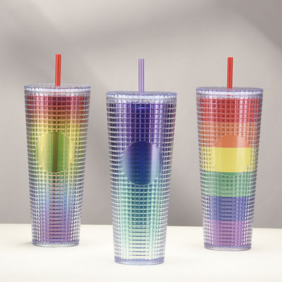 Biodegradable Tumbler de trigo de doble pared para el café Actividad al aire libre en el campamento y personalizado
