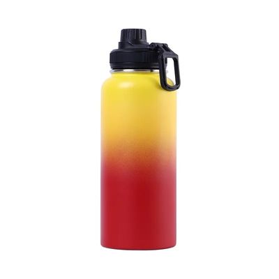 Botella de agua de acero inoxidable 304 de doble capa de vacío de alta capacidad para exteriores