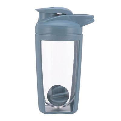 Equipado con BPA Gratis Creativo Logotipo personalizado Botella de batido de 650 ml para deportes Botella de agua