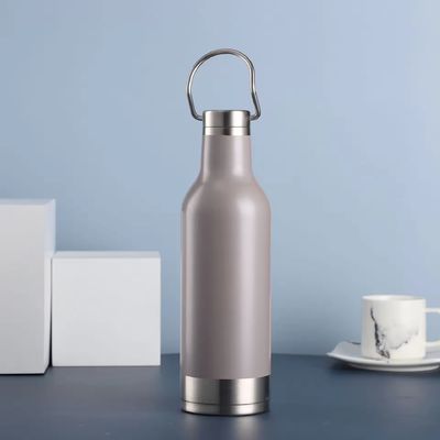 16 oz de acero inoxidable con doble pared aislada botella de agua de vacío con logotipo