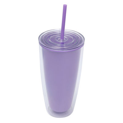 Impresión de logotipo personalizado Tumbler de plástico reutilizable perfecto para niños y estudiantes