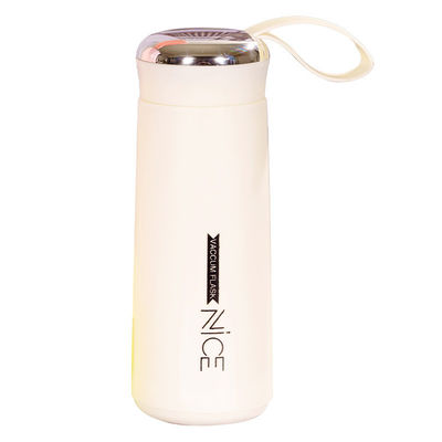 Estocado de alta resistencia a la temperatura de vacío de doble pared de vidrio taza de té con logotipo personalizado