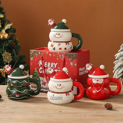 Experimenta la magia de la Navidad con nuestro juego de Santa Claus de 400 ml de cerámica