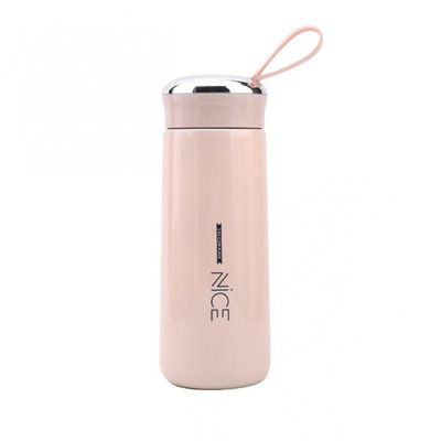 MEAS 73*37*39CM Flasca de agua de vidrio de 400 ml conveniente para senderismo y actividades al aire libre