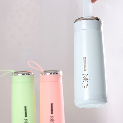 Botella de agua de vidrio de 400 ml perfecta para senderismo, acampar y otras actividades al aire libre